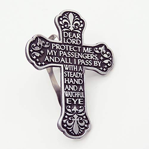 Cathedral Art (Abbey & CA Gift) Traveler's Prayer Cross Sun Visor Clip for Anniversary - Image 4