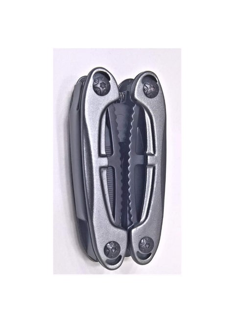 Red Ant DIY 9-in-1 Multipurpose Travel Plier Multifunctional Tool Silver all-in-one solution for handling unexpected tasks, whether at home, on the road, or in the workshop.
