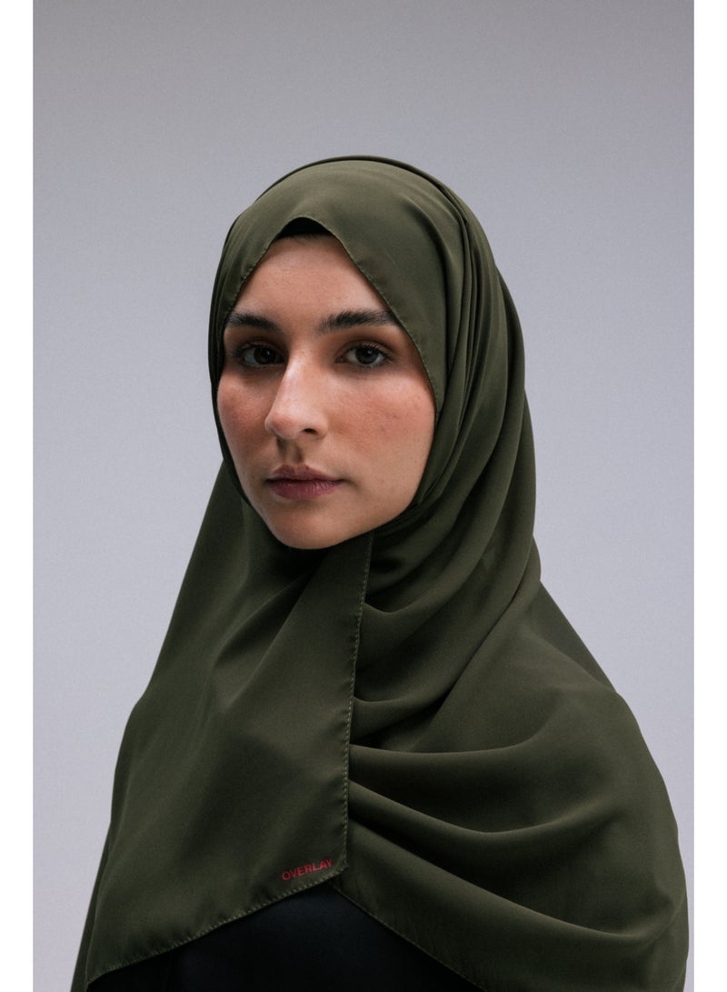 Overlay CHIFFON HEADSCARF - SAGE - Image 2