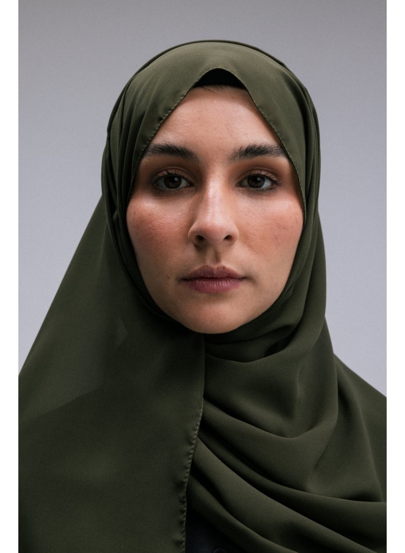 Overlay CHIFFON HEADSCARF - SAGE - Image 1
