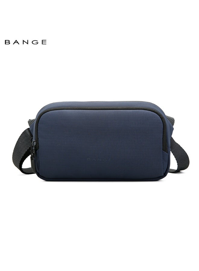 BANGE New Daily Unisex Wholesale Lightweight Waterproof Custom Men Crossbody Messenger Bag 3097 Black - Image 4