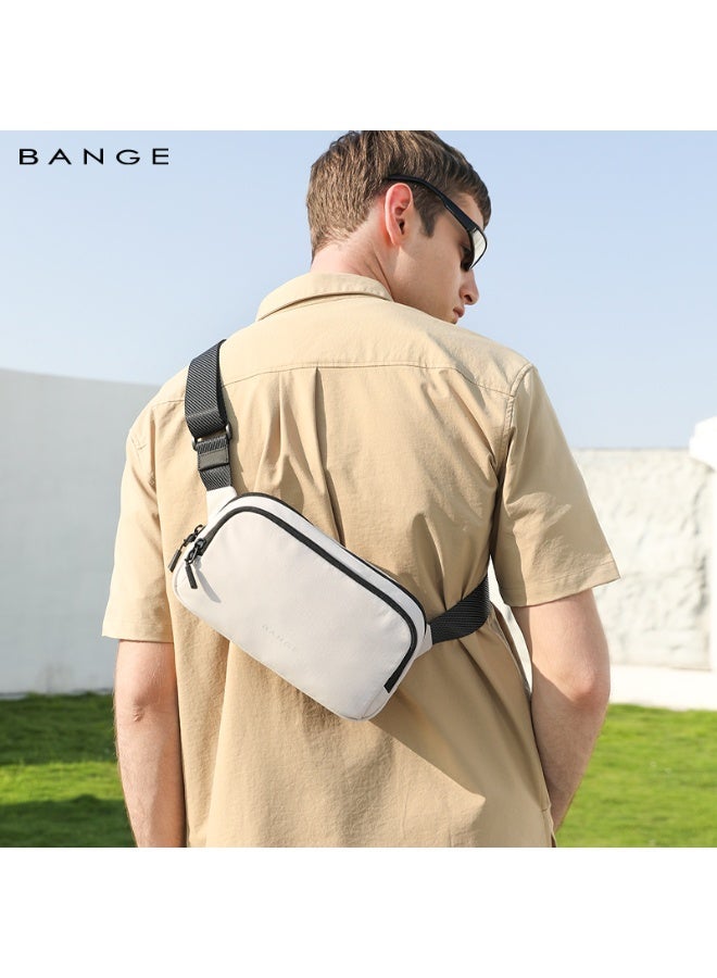 BANGE New Daily Unisex Wholesale Lightweight Waterproof Custom Men Crossbody Messenger Bag 3097 Black - Image 2