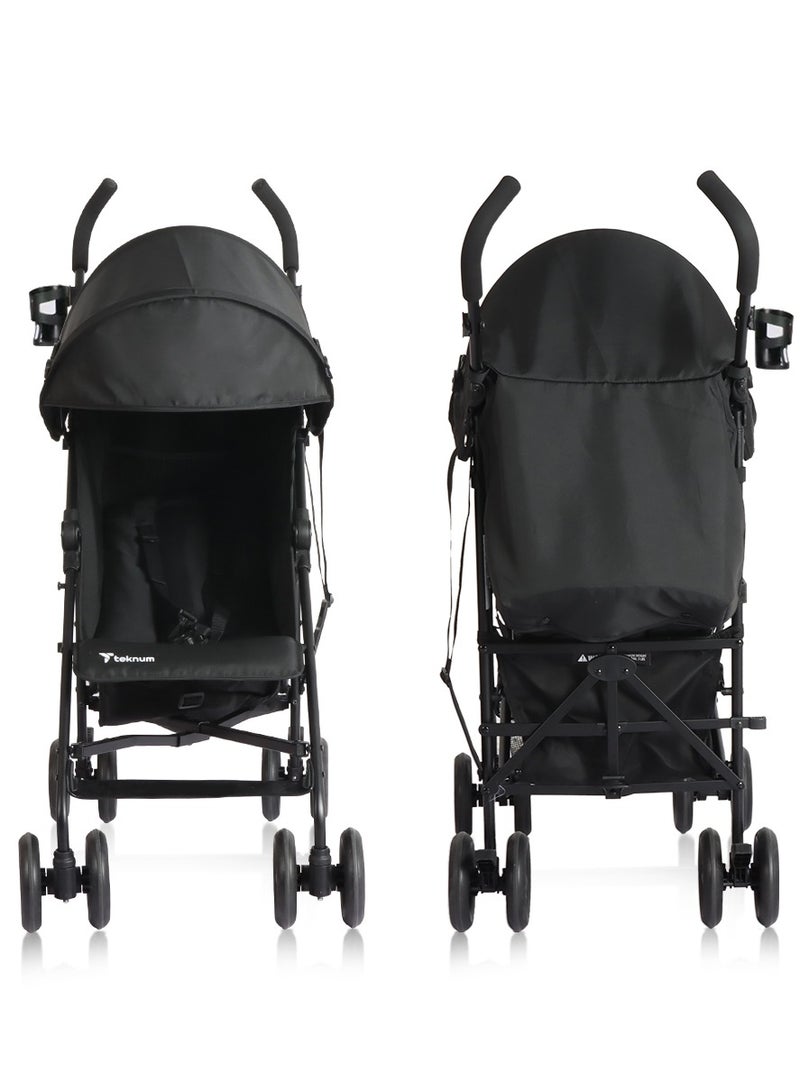 TEKNUM Eco Lite 2 Stroller with Cup holder - Black - Image 4