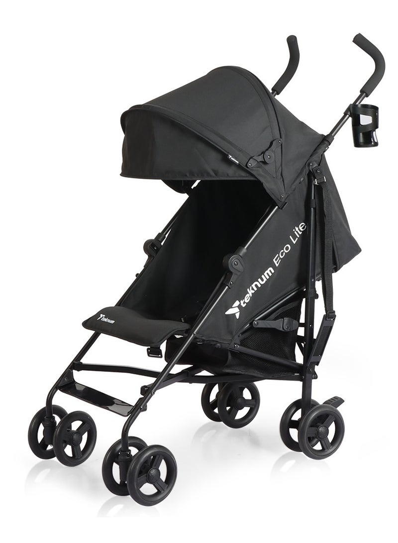 TEKNUM Eco Lite 2 Stroller with Cup holder - Black - Image 1