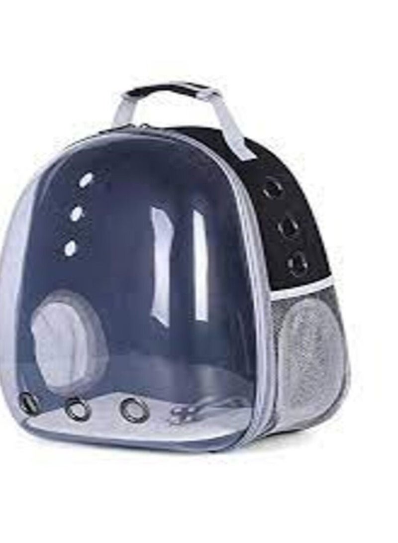 Generic Pet Cat Puppy Carrier Backpack Breathable Outdoor Travel Transparent/Multi Color Design  - Image 4