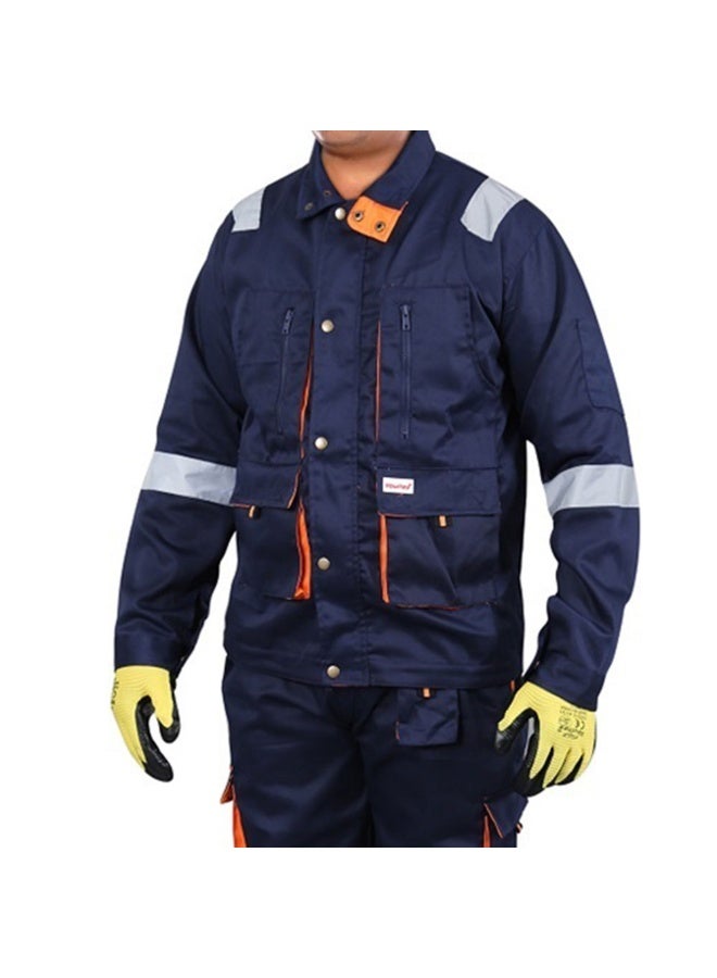 Vaultex Vaultex DUE 190GSM Twill Pant & Shirt, Petrol Blue, 2XL  - Image 2