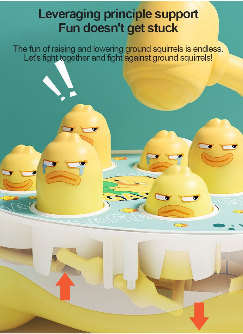 YES!TWOGO - Groundhog Children's Toys for Early Childhood Education and Puzzle Kid Toy Test Your Reflexes with This Exciting Whac-A-Mole Puzzle Portable Whac-A-Mole Puzzle for On-the-Go Fun - Image 1