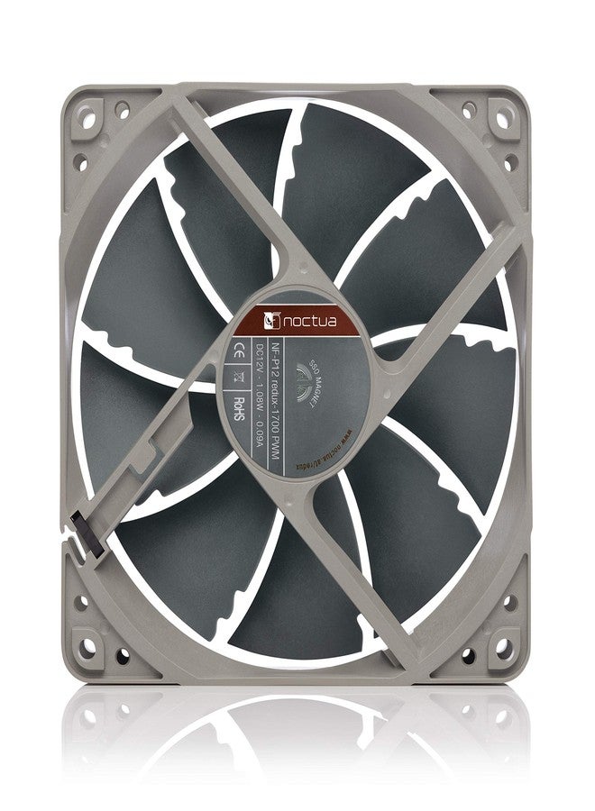 Noctua NF-P12 redux-1700 PWM, High Performance Cooling Fan, 4-Pin, 1700 RPM (120mm, Grey) - Image 3