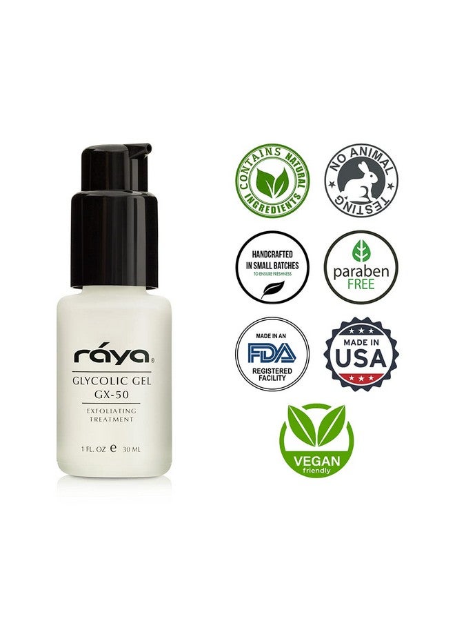 رايا جليكوليك جل Gx50 مرطب للوجه وكريم مرطب للوجه ضد التجاعيد وكريمات الوجه مع حمض ألفا هيدروكسي للبشرة الدهنية والمتشققة ويزيل العيوب ويقلل من الزيوت والخطوط الدقيقة - Image 4