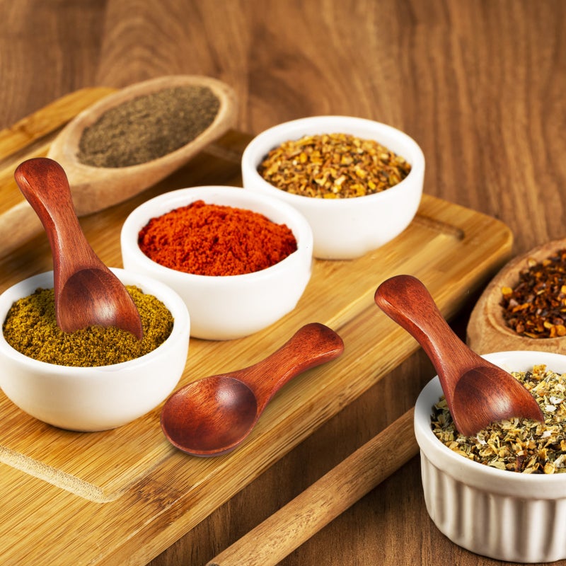 🍽️ ملاعق تقديم صغيرة تصميم مريح لسهولة التحك م مناسبة للتوابل والشاي والقهوة والعسل - Image 4