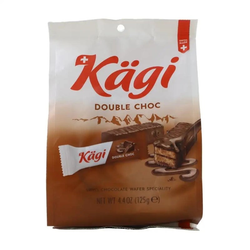 Kagi كاجي دبل شوك شوكولاتة، قطع صغيرة مغلفة فردياً - 125 جرام - Image 1
