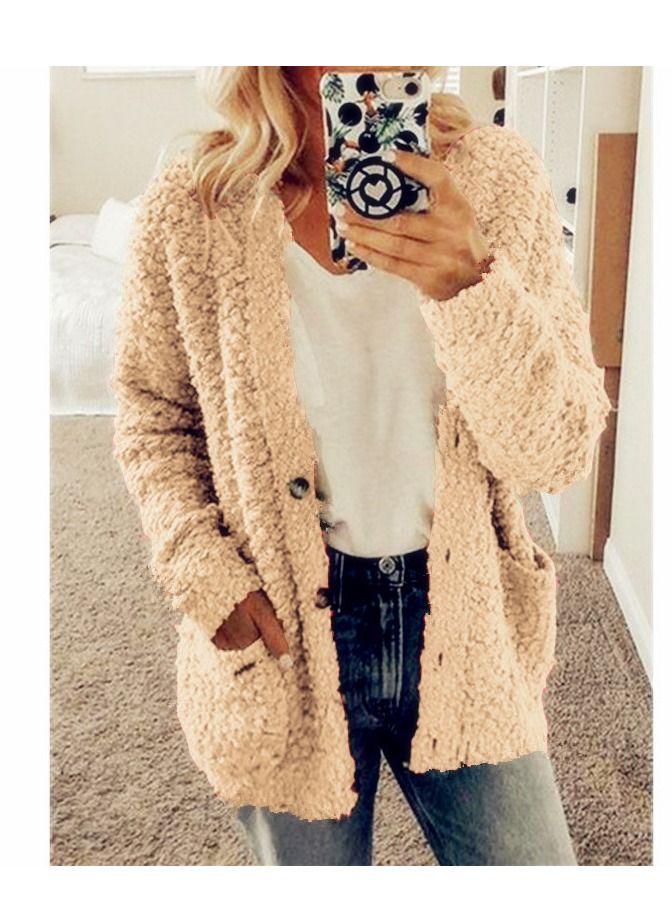 Loquat Autumn And Winter Fashion Simple Women's Woolen Coat