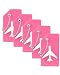 Gostwo 5 Pack Silicone Luggage Tag for Suitcases with Stainless Loop TSA Approved Privacy Protection Travel Essentials Bag Tags by Gostwo Pink - Image 2