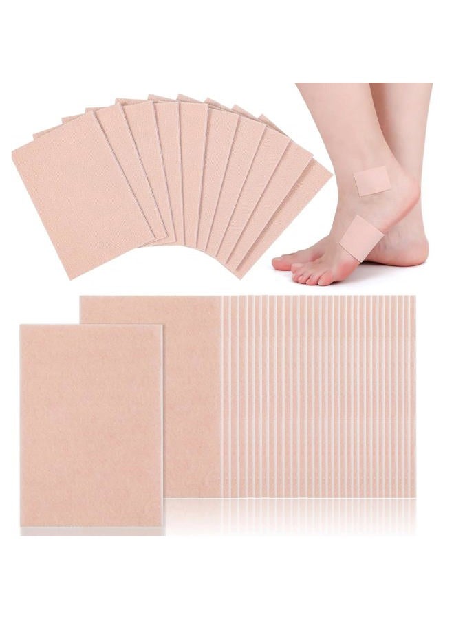 Klyranix 50 Sheets Moleskin Padding, Mole Skin for Feet Adhesive Pads, Moleskin for Blisters Prevention, Mole Skin Tape for Boots Hiking Reduce Friction Pain - Image 1