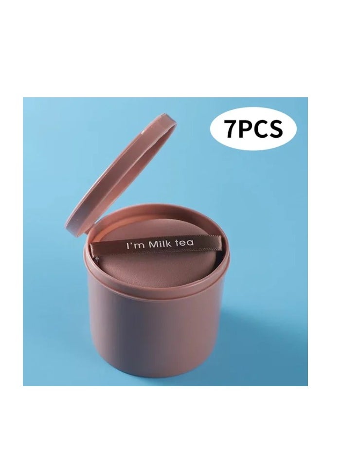 OASIS-TH 7 pcs with box Makeup Air Cushion Sponge Makeup Powder Puff Wet Dry Foundation sponge round shape  - Image 3