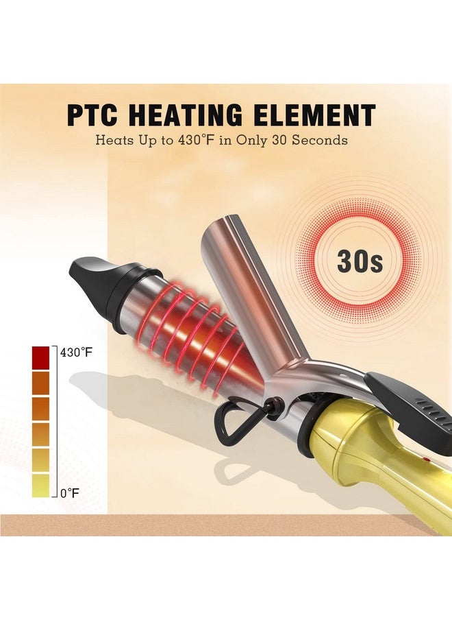 DAN Technology - Travel Size Blow Dryer Brush & Mini Curling Wand Set 125V Hot Air Brush With 3 Temperature Settings Travel 1 Inch Curling Iron Set For Drying Styling Curling And Volumizing - Image 1