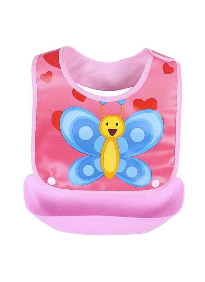 BabyGo - Silicone Baby Detachable Waterproof Apron Bibs (Set Of 2) Random Color - Image 1