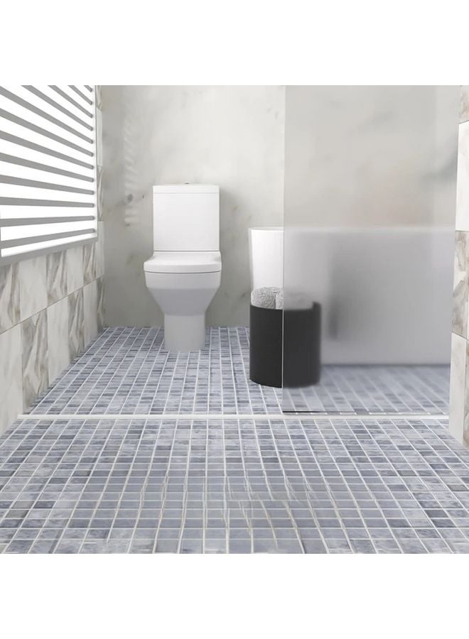 Black Self Adhesive Shower Threshold Water Dam 200cm Foldable Bathroom Splash Guard - Image 3