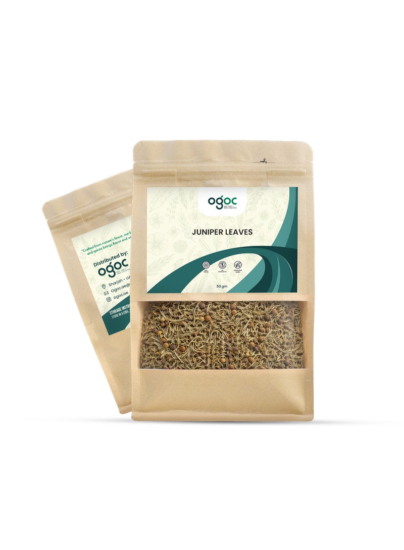OGOC Juniper Leaves Moroccan Maghribi Dried Aromatic Herbal Leaves Traditional Flavoring Leaves Pantry Essential For Cooking Seasoning Tea And Infusions - Image 5