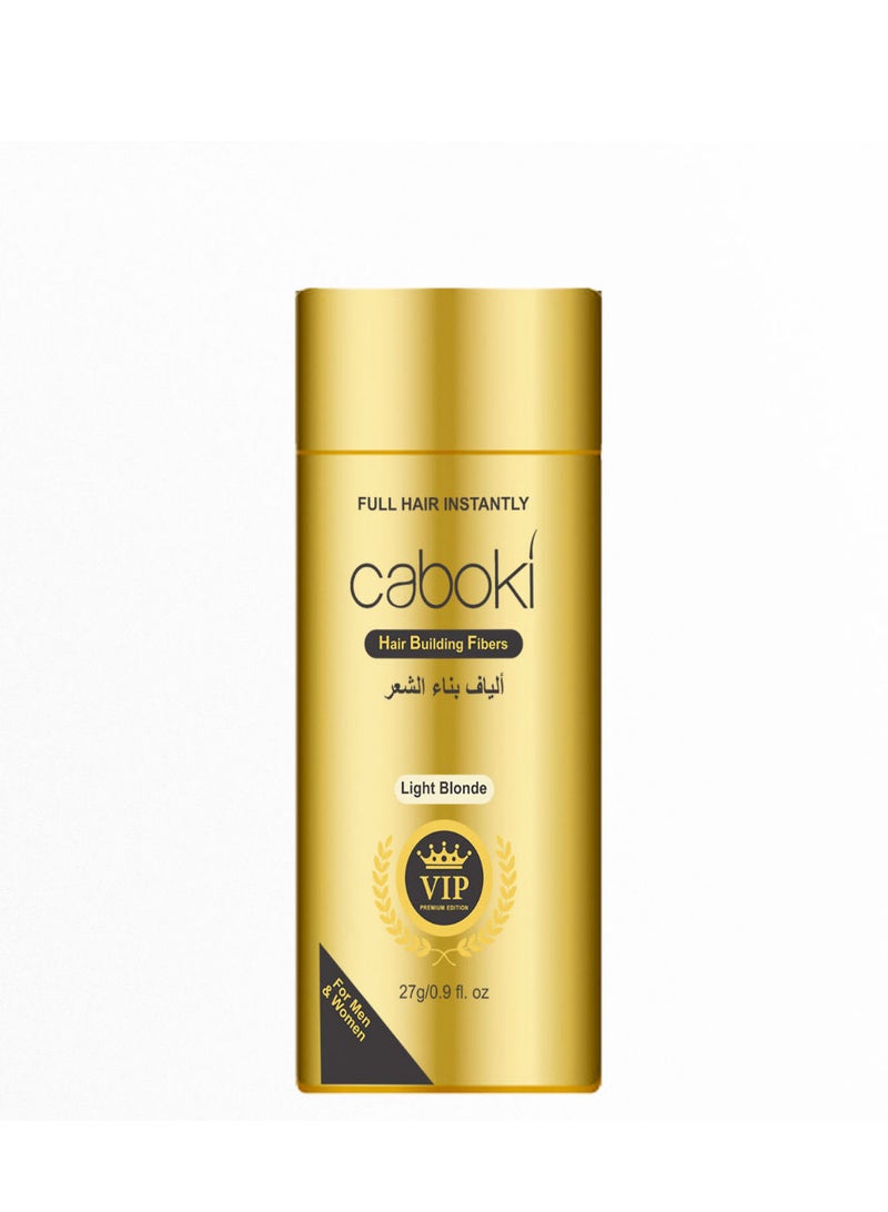 Caboki ألياف بناء الشعر مثبت فوري لتساقط الشعر أشقر فاتح 27 جرام - Image 1