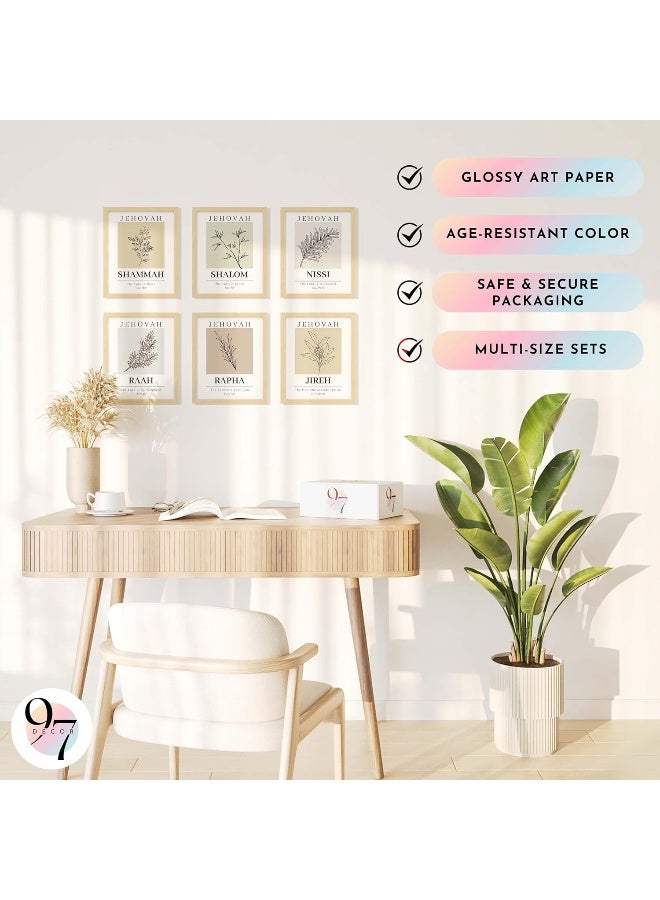 97 Decor Hebrew Names of God Poster - Minimalist Christian Wall Art Decor, Scripture Art Prints, Bible Verse Posters - Image 5