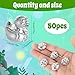 GGSTDDUP 50 Pcs Robot Ducks Toy Figures Mini Robot Resin Ducks Bulk Tiny Robots Figurine Dress up Duck Toy for Party Favors - Image 4