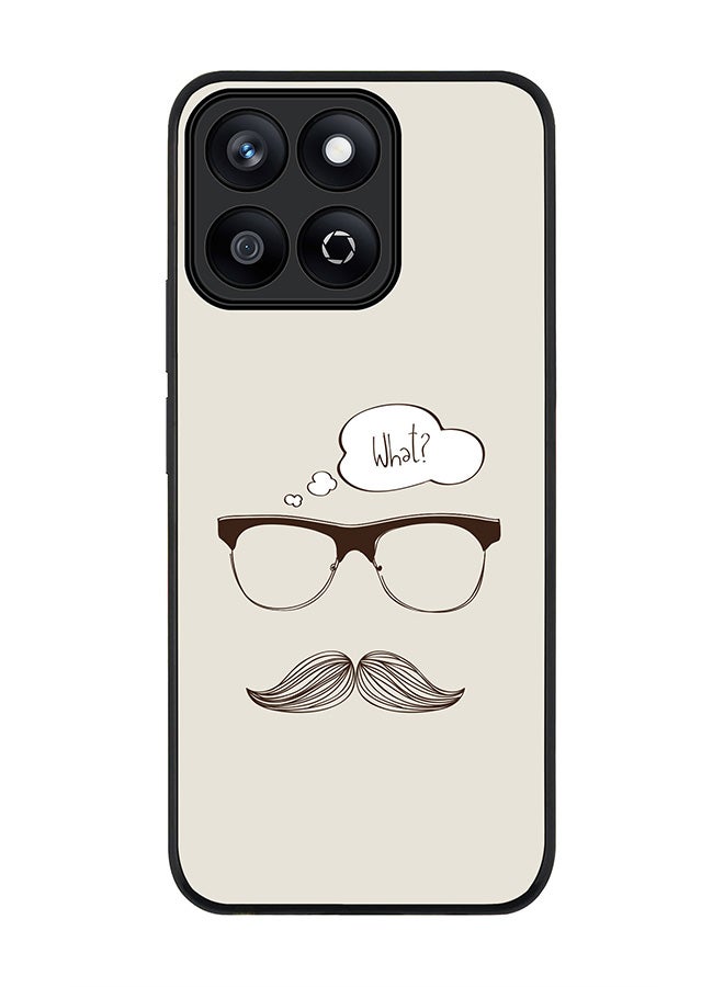 Stylizedd For Honor X7c 4G Case,Slim fit Camera Protection, Shockproof Thin Phone cover  - What (Hipster)  - Image 1