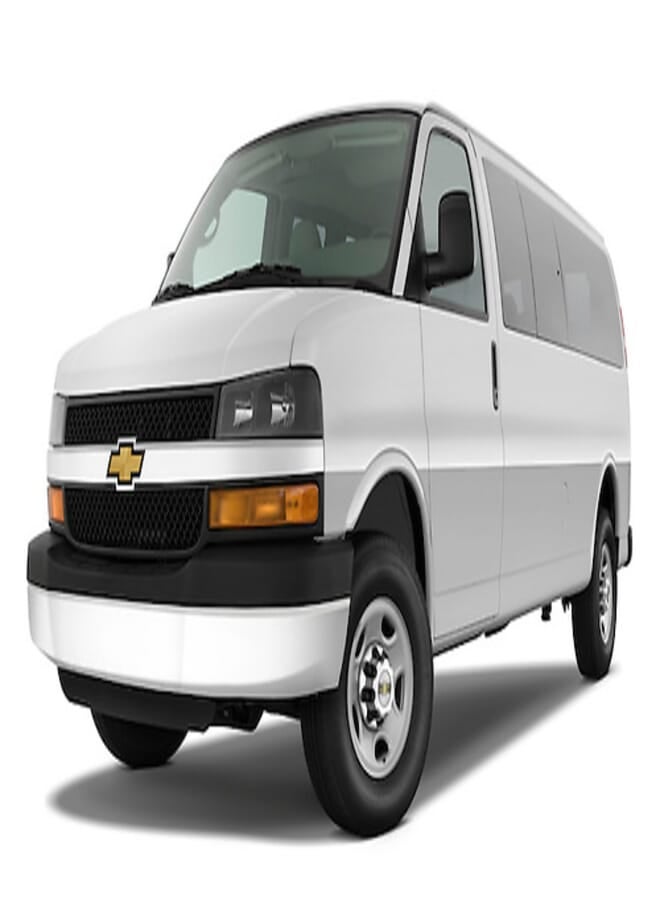 Generic car Cover 2 Layers for Chevrolet Express 3500 Passenger Van 2008  Waterproof, UV, Dustproof, Outdoor Convertible Cover (Two years warranty)  - Image 1