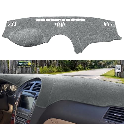 Fcovergurus Dash Cover Mat Custom Fit for Lexus ES350 2007-2012, Dashboard Cover Pad Carpet Protector (Charcoal Gray) F117 - Image 5