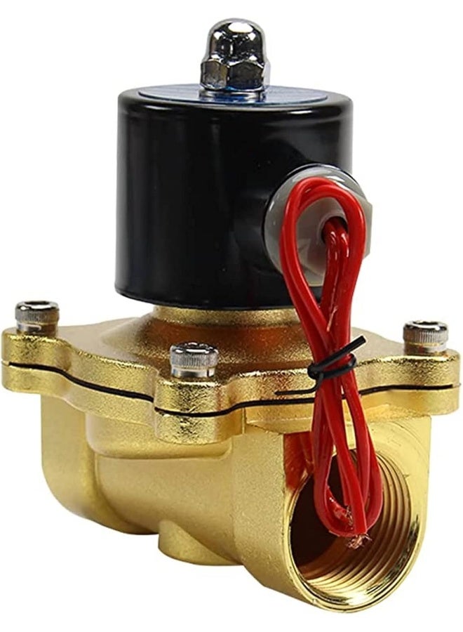 Melfi Brass Electric Solenoid Valve 220V, 1/2" Pt Air Valve Normally Closed 2 Position 2 Way Connection Type Direct Acting For Water, Air, Diesel Etc. - Image 5