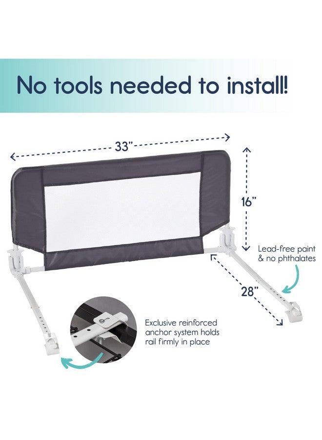 هيكابوب حاجز سرير هيكابوب القابل للتحويل للأطفال الصغار | حاجز سرير للأطفال الصغار | حاجز سرير للأطفال الرضع مزود بمثبت أمان معزز - Image 2