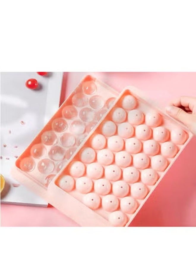 KLNAMAEAAN 33 Cavity Round  Ice Mold Ice Cube Tray - Image 1