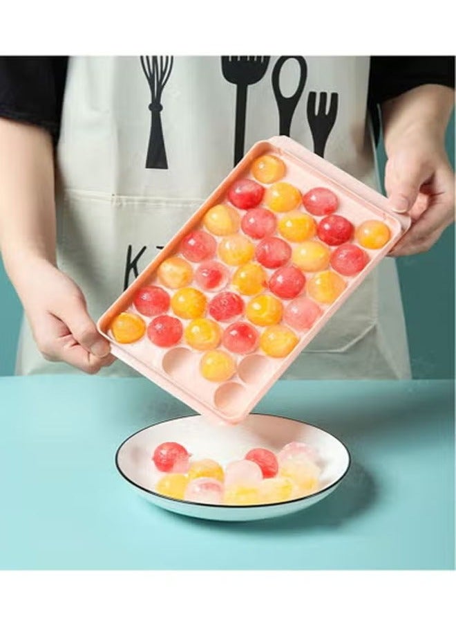 KLNAMAEAAN 33 Cavity Round  Ice Mold Ice Cube Tray - Image 2