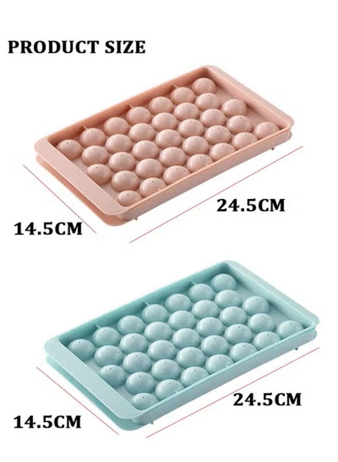 KLNAMAEAAN 33 Cavity Round  Ice Mold Ice Cube Tray - Image 5