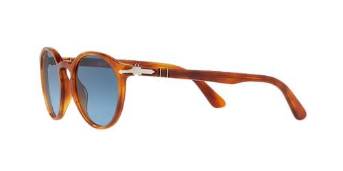 Persol PO3171S Round Sunglasses, Terra Di Siena/Azure Gradient Blue, 49 mm - Image 4