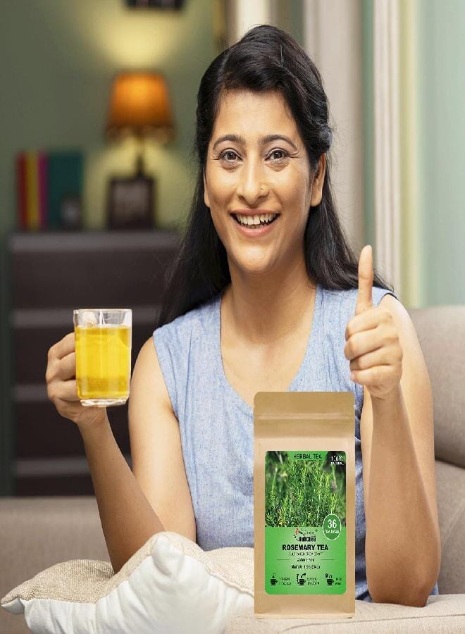 FullChea - Rosemary Tea Bags, 36 Teabags, 1.5g/bag - Premium Dried Rosemary Leaves - Cultivated From Egypt - Non-GMO - Caffeine-free - Distinct Flavor & Support Digestion - Image 3