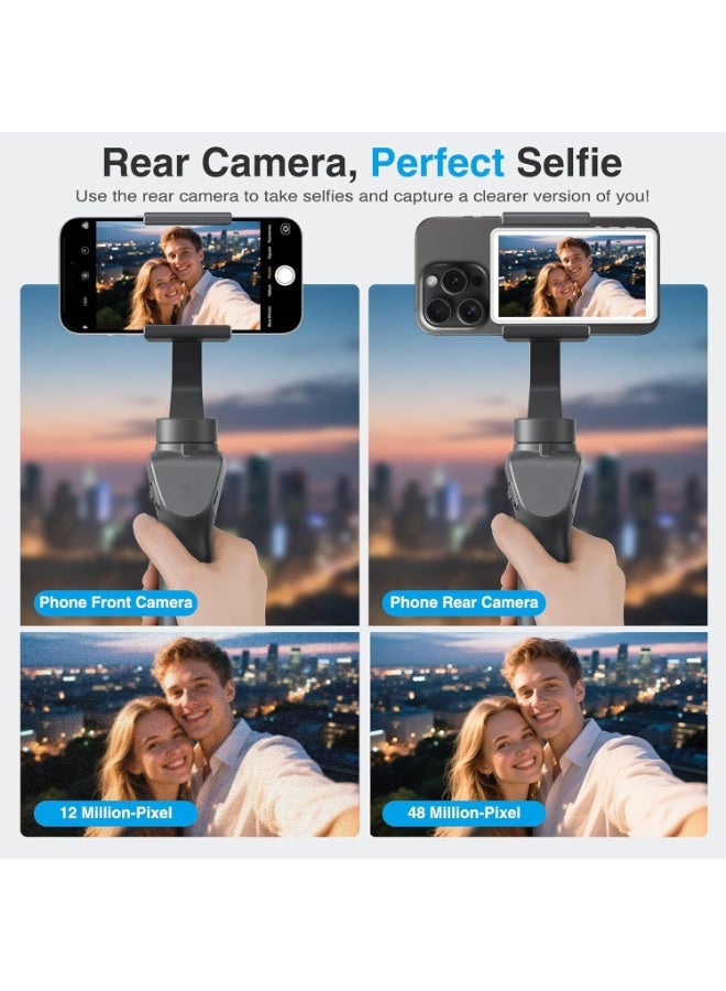  أورا سيليكت شاشة مراقبة سيلفي مدونة الفيديو | شاشة مراقبة السيلفي المغناطيسية 4K 30fps | شاشة سيلفي آيفون | شاشة سيلفي الكاميرا الخلفية | شاشة عرض السيلفي | شاشة لاسلكية مع جهاز تحكم عن بعد، أساسيات إنشاء المحتوى، بث مباشر وتيك توك - Image 3