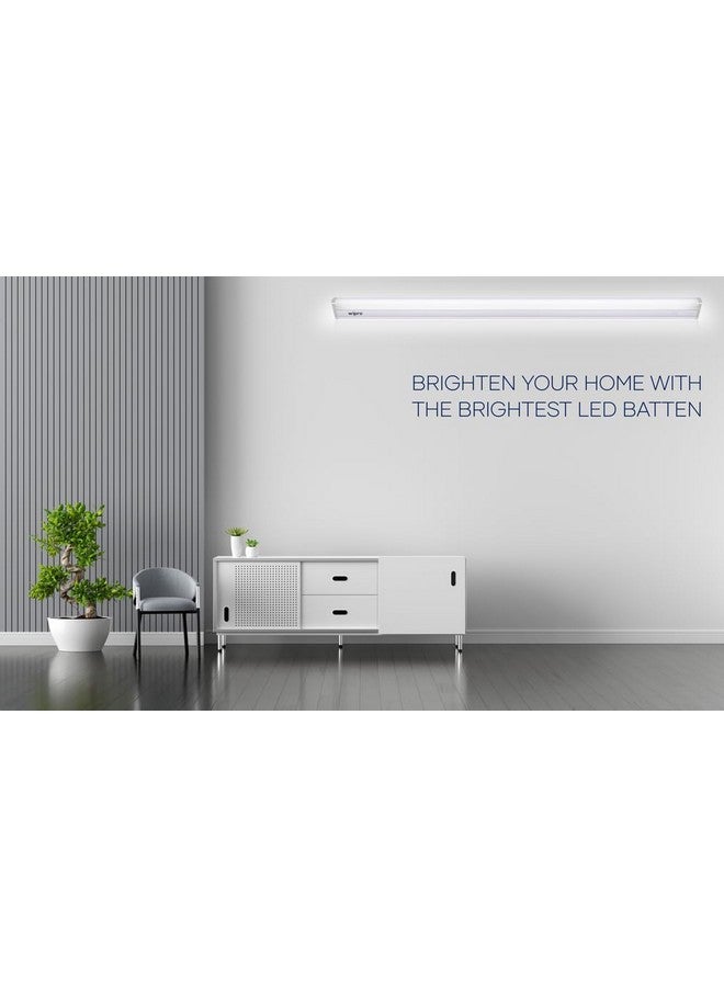 Wipro Garnet 22W LED Batten for Living Room & Bedroom | 4 Ft | Neutral White (4000K) with 2100 lumen| Bright & Energy Efficient Tubelight for Home, Office, Showroom & Parking lot | Pack of 2 - Image 4