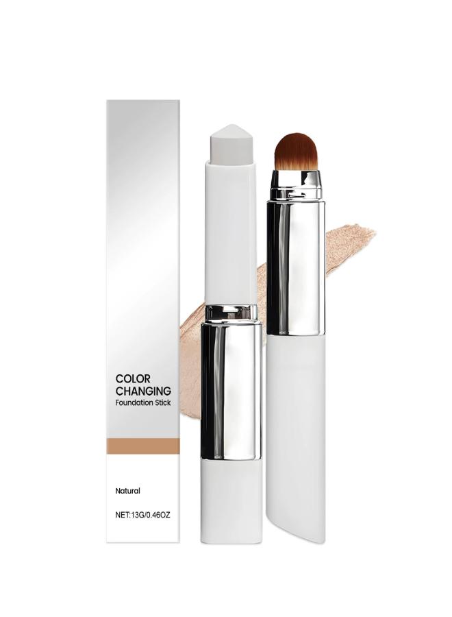 The color-changing foundation stick is lightweight, moisturizing, hydrating, nourishing, matte, and clear    Beige - Image 1