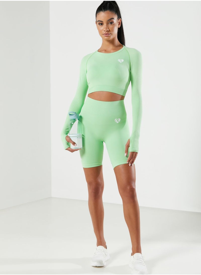 Womens Best - Power Seamless Cropped Top - Image 1