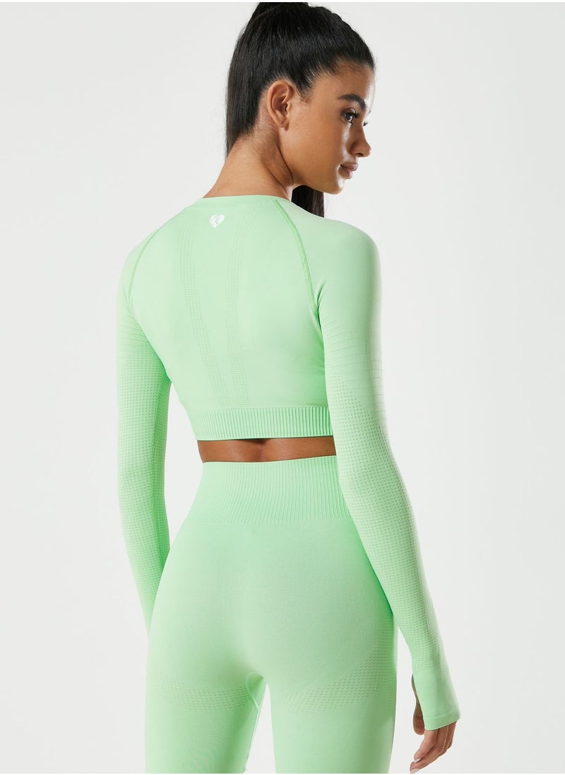 Womens Best - Power Seamless Cropped Top - Image 1