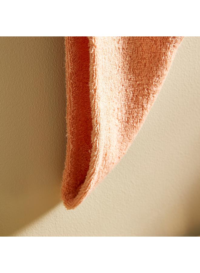 ATLANTA Solid Cotton Hair Wrap Towel 68X23 Dusty Pinkskip Description - Image 2