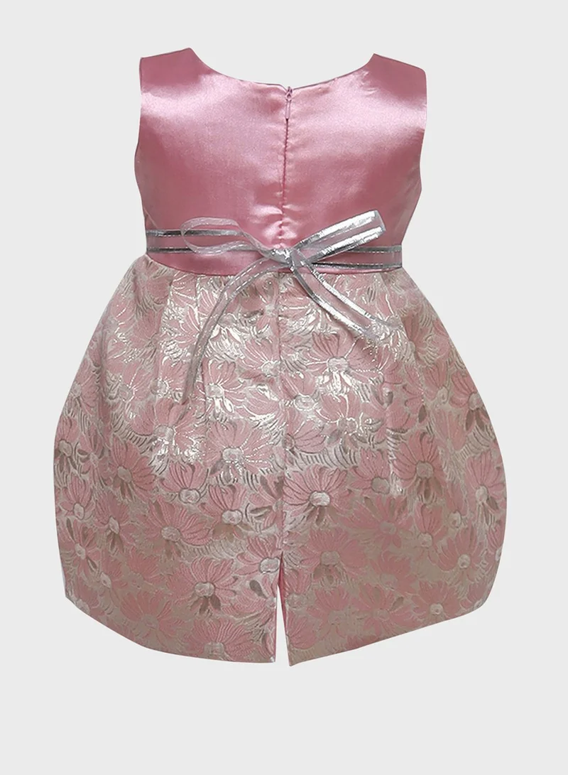 Many Frocks & Floral Jacquard Dress