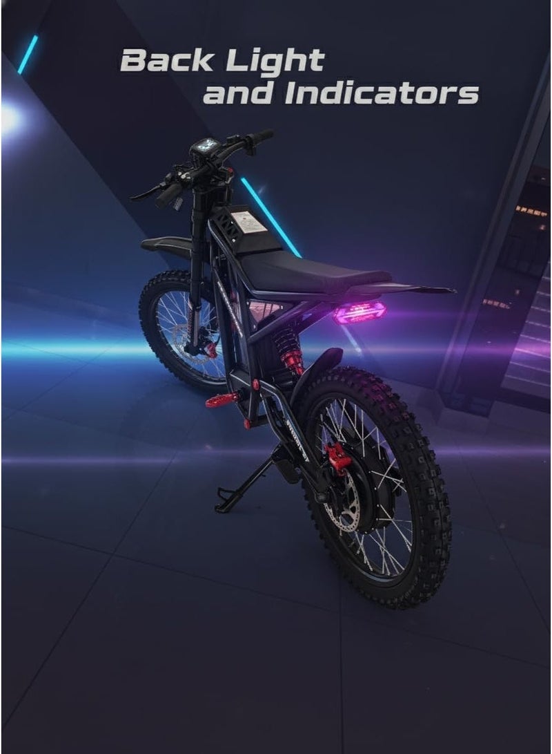 Wind Horse Windhorse Y1 Electric Dirt Bike | 3000W Motor, 60V 35Ah Removable Battery, 70 km Range, Up to 90 km/h Top Speed, 19" Off-Road Tires - Image 2