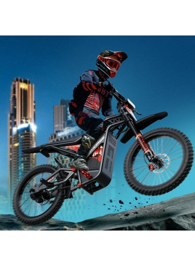 Wind Horse Windhorse Y1 Electric Dirt Bike | 3000W Motor, 60V 35Ah Removable Battery, 70 km Range, Up to 90 km/h Top Speed, 19" Off-Road Tires - Image 3