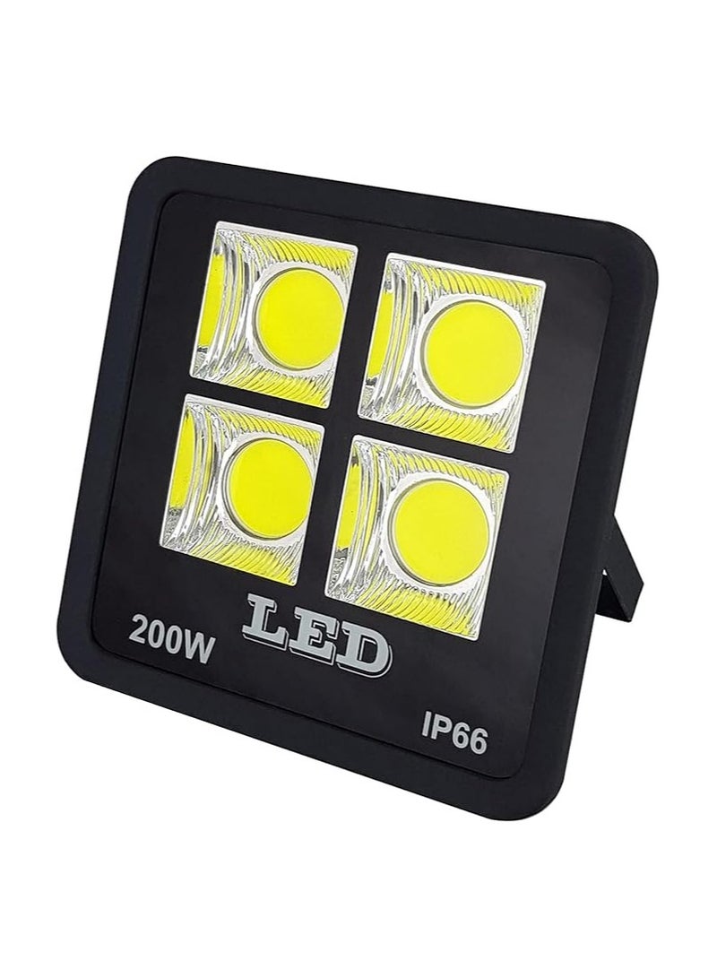 LED Outdoor Flood Light for Outdoor Garden Pathway Garage Yard 220V (200W, White) - Image 1