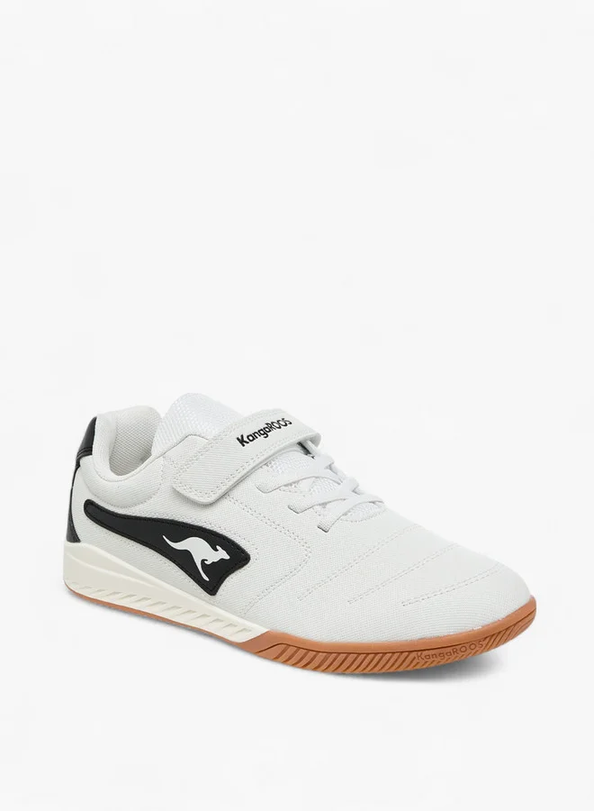 كانغاروس Women's Panelled Sports Shoes with Hook and Loop Closure