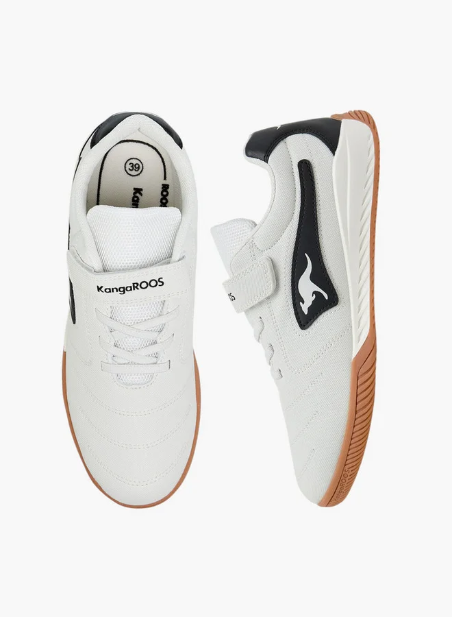 كانغاروس Women's Panelled Sports Shoes with Hook and Loop Closure