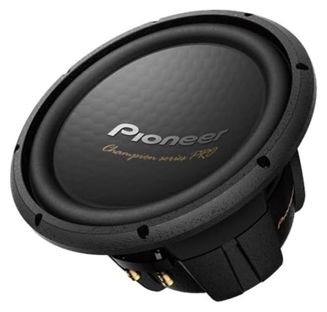 Pioneer مكبر صوت فرعي Pioneer Ts-W3004D4 بقدرة 2400 واط بحد أقصى/800 واط Rms Champion Series Pro Dvc Component Subwoofer، مقاس 12 بوصة - Image 1