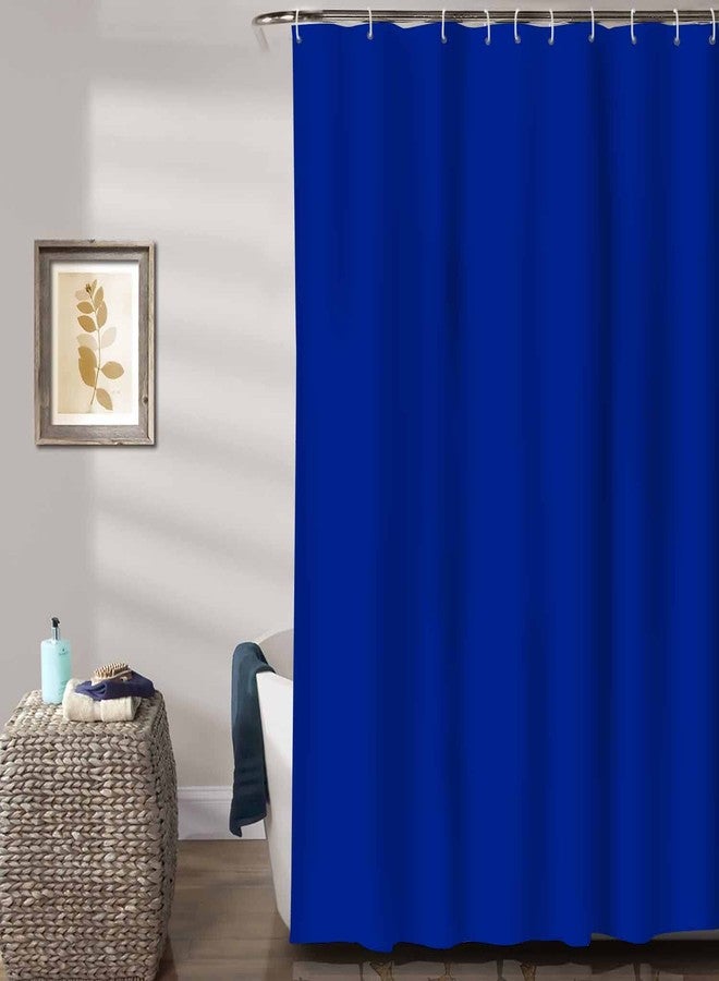 NTETSN Classic Royal Blue Shower Curtain, Solid Color Bathroom Curtain 60 X 72 Inches - Image 3
